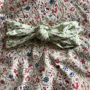 Kate Quinn knot top headband | clover stripe | modal - L